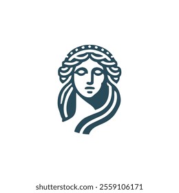 Greek Goddess Logo for sale.