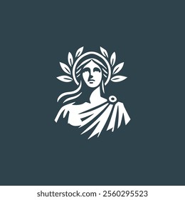 Greek goddess logo for sale.