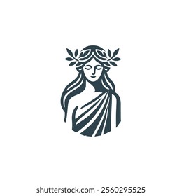 Greek goddess logo for sale.