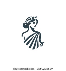 Greek goddess logo for sale.