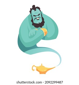 Greek gods mythical creatures composition with isolated character of creature vector illustration