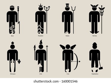 Greek Gods Pictogram