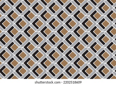 Greek golden squares grid seamless chain greek motives pattern.