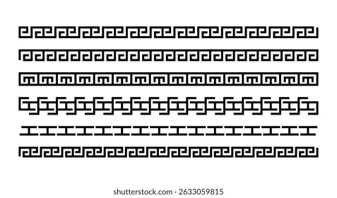 greek greece decor element vector design template