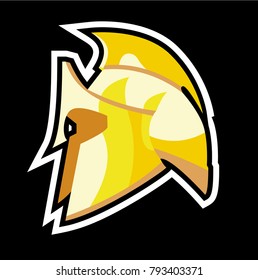 Greek helmet color sticker