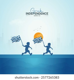 Greek Independence Day, Greek Independence Day creative ads for social media post design