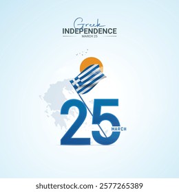 Greek Independence Day, Greek Independence Day creative ads for social media post design