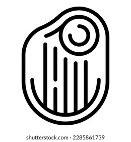 Greek kantele icon outline vector. Retro music. Audio instrument