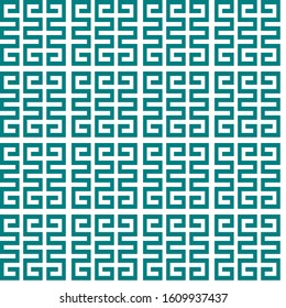 Greek key pattern background. Vintage vector pattern.