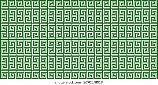 Patrón de clave griega. Fondo de patrón de meandro monocromo