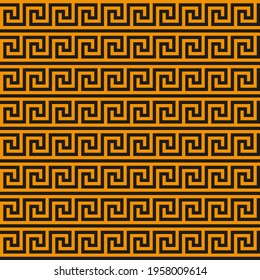 Greek key seamless pattern. Geometric meander. Abstract vector vintage background