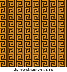 Greek key seamless pattern. Geometric meander. Abstract vector vintage background