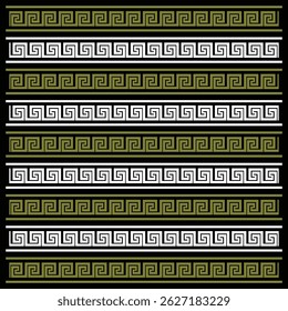 greek key seamless and pattern oriental frame ornaments