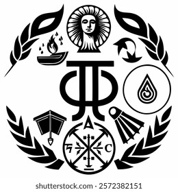 Greek letters tattoo, showcasing Alpha (strength), Omega (completion), Delta (change), and Phi (harmony)—symbols of personal growth and balance