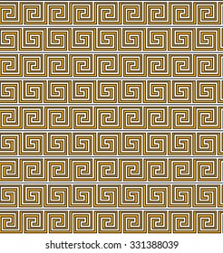 Greek meander seamless pattern. Ancient Greece background texture.