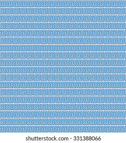 Greek meander seamless pattern. Ancient Greece background texture.