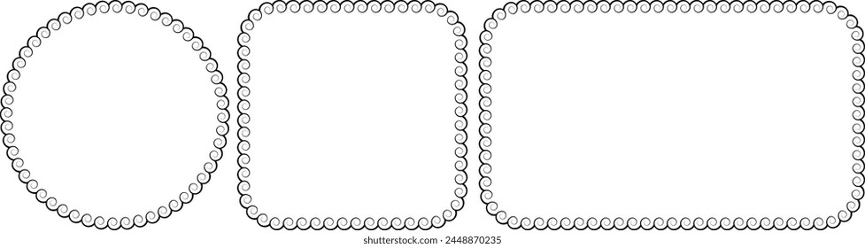 Greek Meander weave frame set