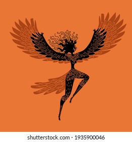 greek mythology harpy monster woman