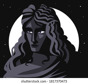 greek mythology, nyx goddess of the darkness