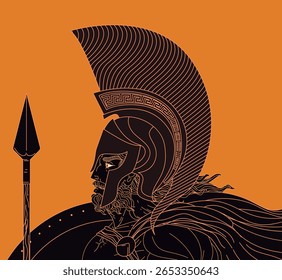 mitologia grega espartana guerreiro forte