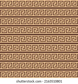 Greek Ornament. Circle ornament meander. Round frame, rosette of ancient elements. Greek national antique round pattern. Rectangular pulse. border art