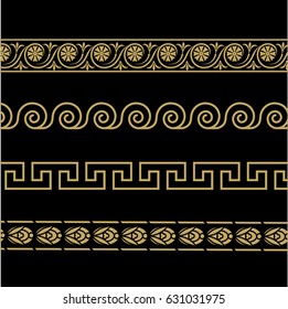 Greek ornament. Patterns in antique style.