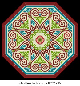 greek ornament rosetta