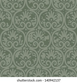 Greek Ornament Seamless Background Pattern