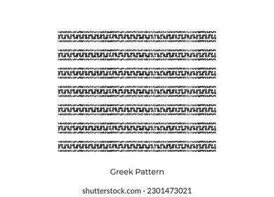 Greek pattern. geometric old ancient ornament with key element. Abstract blue and white geometric line. Modern background for the fabric cloth, fashion, ceramic floor, ornament textile, texture