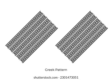 Greek pattern. geometric old ancient ornament with key element. Abstract blue and white geometric line. Modern background for the fabric cloth, fashion, ceramic floor, ornament textile, texture