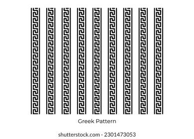 Greek pattern. geometric old ancient ornament with key element. Abstract blue and white geometric line. Modern background for the fabric cloth, fashion, ceramic floor, ornament textile, texture
