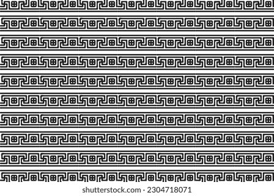 Greek pattern. geometric old ancient ornament with key element. Abstract blue and white geometric line. Modern background for the fabric cloth, fashion, ceramic floor, ornament textile, texture
