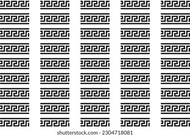 Greek pattern. geometric old ancient ornament with key element. Abstract blue and white geometric line. Modern background for the fabric cloth, fashion, ceramic floor, ornament textile, texture