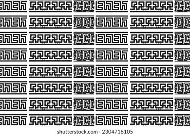 Greek pattern. geometric old ancient ornament with key element. Abstract blue and white geometric line. Modern background for the fabric cloth, fashion, ceramic floor, ornament textile, texture