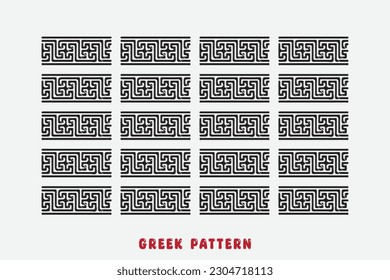 Greek pattern. geometric old ancient ornament with key element. Abstract blue and white geometric line. Modern background for the fabric cloth, fashion, ceramic floor, ornament textile, texture