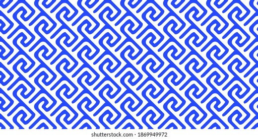 greek pattern. seamless old ancient ornament with key element. Abstract blue and white geometric line. Vector background for the fabric cloth, fashion, ceramic floor, ornament textile, texture