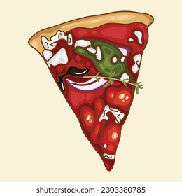 Greek pizza. Different types of pizza.
