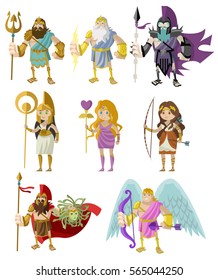 greek and roman gods goddess and heroes