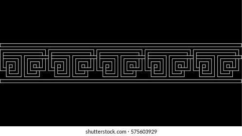 Greek seamless ornament