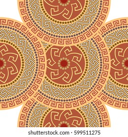 Greek seamless ornament. Vector illustration