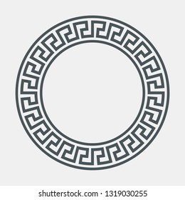 Greek set of frame, border, roman ornament quality vector illustration cut 
