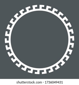 Greek set of frame, corner and border, roman ornament quality vector illustration cut 