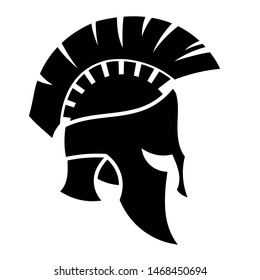 Greek Sparta / Spartan Helmet Warrior logo design