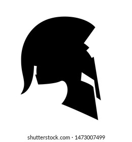 Greek Sparta / Spartan Helmet Warrior logo design