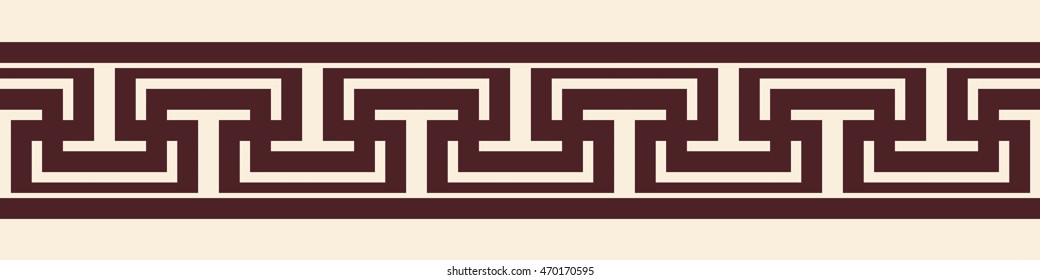 Greek style frame ornament.