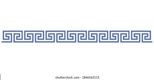 Greek Style Frieze On White Background Stock Vector (Royalty Free ...