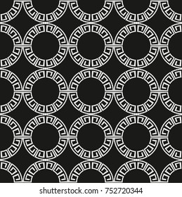 Greek style ornamental decorative frame pattern isolated. Greek Ornament. Vector antique frame pack. Decoration element patterns in black and white colors. Ethnic collections. Vector illustrations.