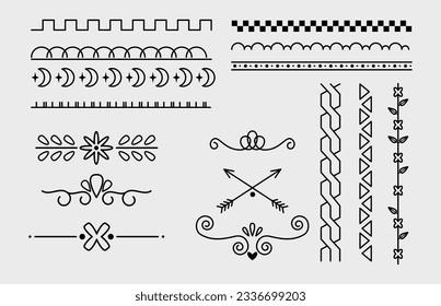 Griechen-nahtlose Rahmen. Geometrischer Grenzsatz. Vektorgrafik.
