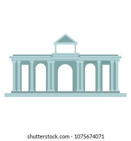 Greek temple building