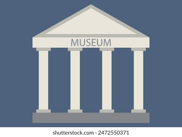 Greek temple indicating that it is a museum